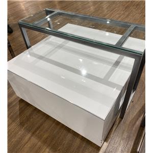 Lot 9

Set White Display Plinth & Glass Framed Table